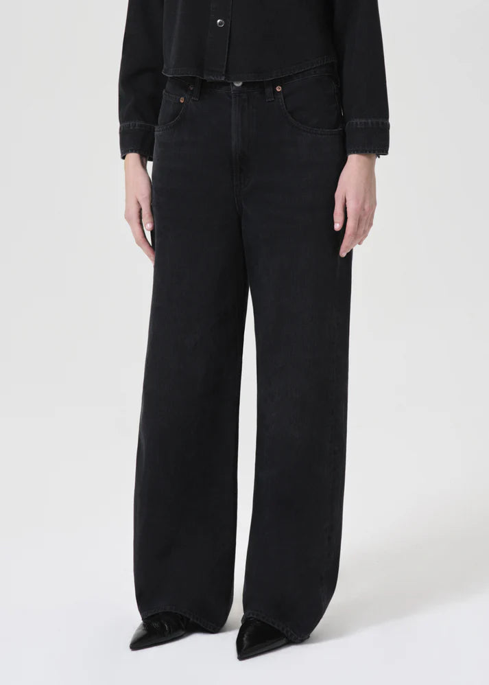 AGOLDE "Low Curve Jean" W - Black Tar