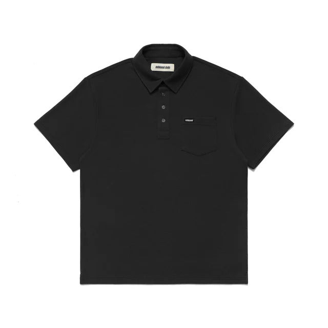 Metalwood Studio "Airy Pocket Polo" M - Black