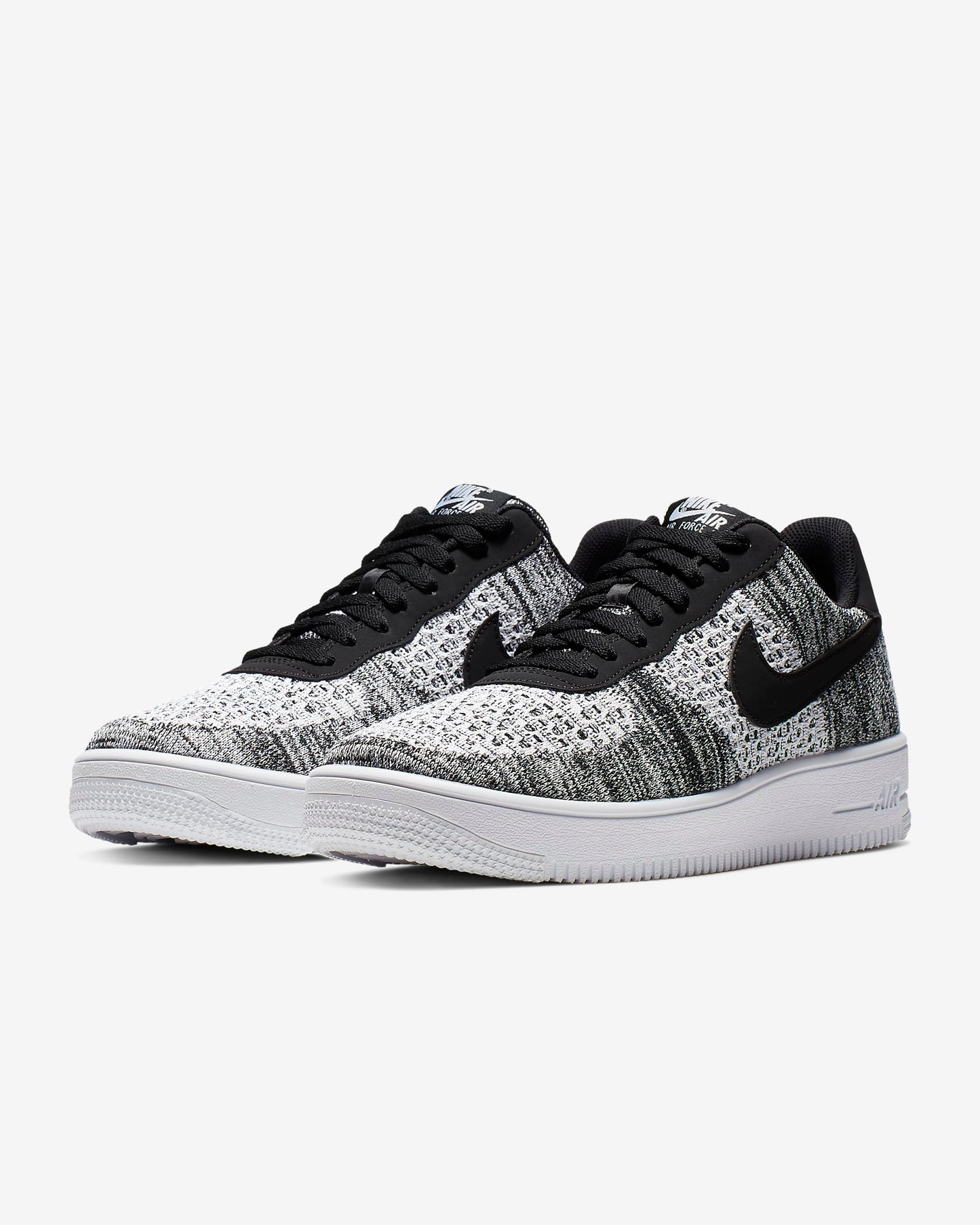 Nike "Air Force 1 Flyknit 2.0" M - Black / Pure Platinum