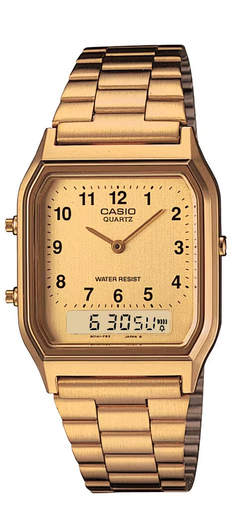 Casio "AQ230GA-9BVT" Watch -Gold