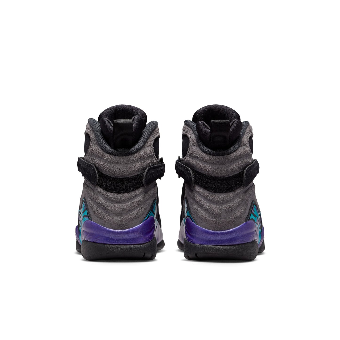 Air Jordan "Retro 8" GS - Black / Multicolor (Aqua)