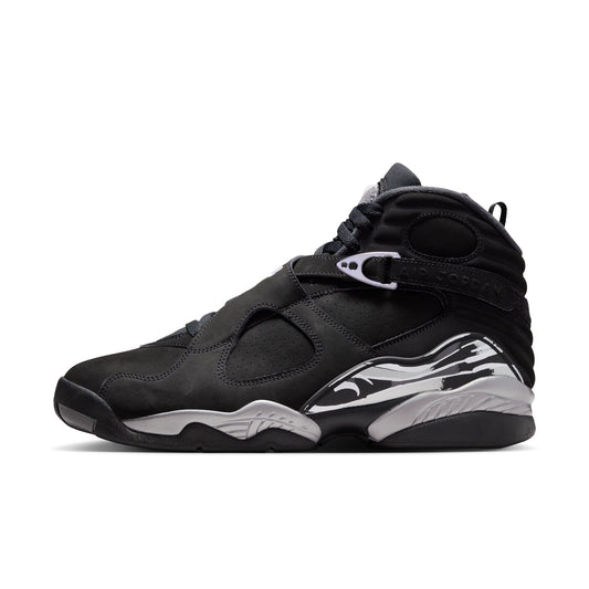 Air Jordan "8 Retro" Mens - Black / White / Lt Graphite