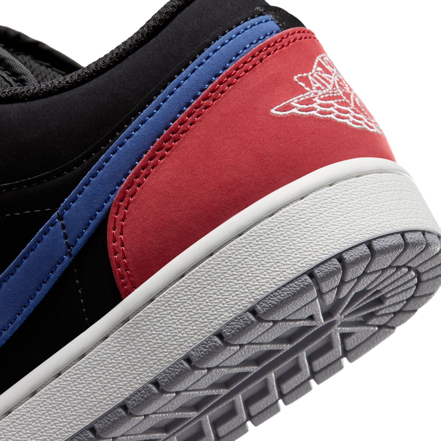 Air Jordan "1 Low" Mens - Black / Summit White / True Blue