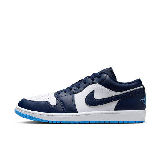 Air Jordan "1 Low" Mens - Midnight Navy / University Blue