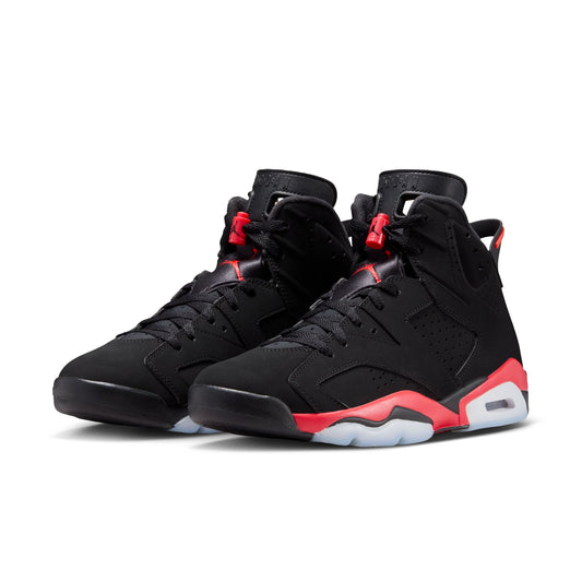 Air Jordan "6 Retro Infrared" Mens- Black / LT Crimson