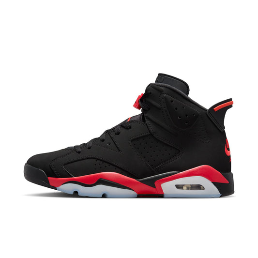 Air Jordan "6 Retro Infrared" Mens- Black / LT Crimson