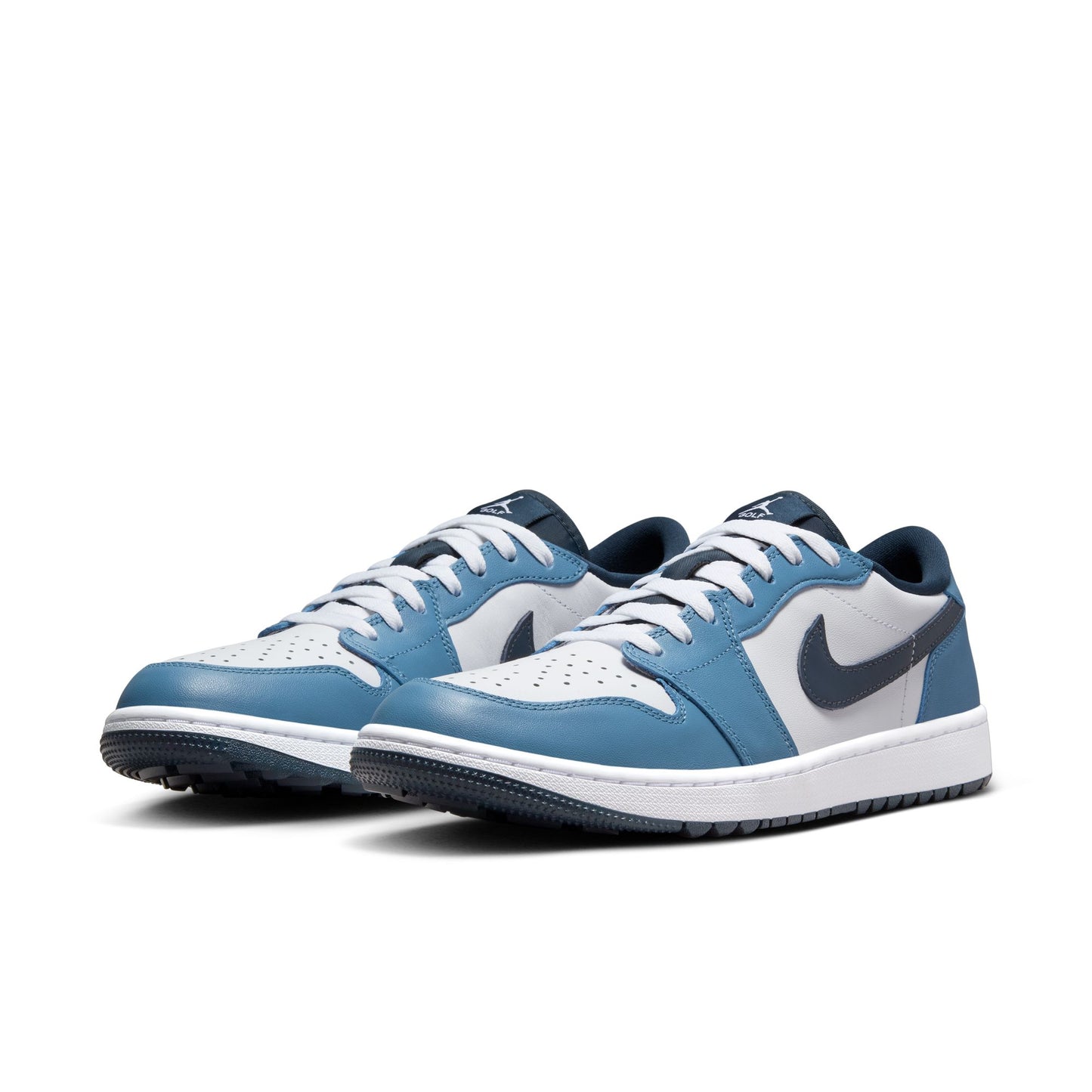Air Jordan "1 Low Golf" M - White / Armory Navy / Aegean Storm