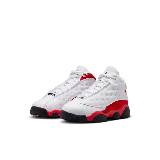 Air Jordan "13 Retro" Preschool - White / Black / True Red