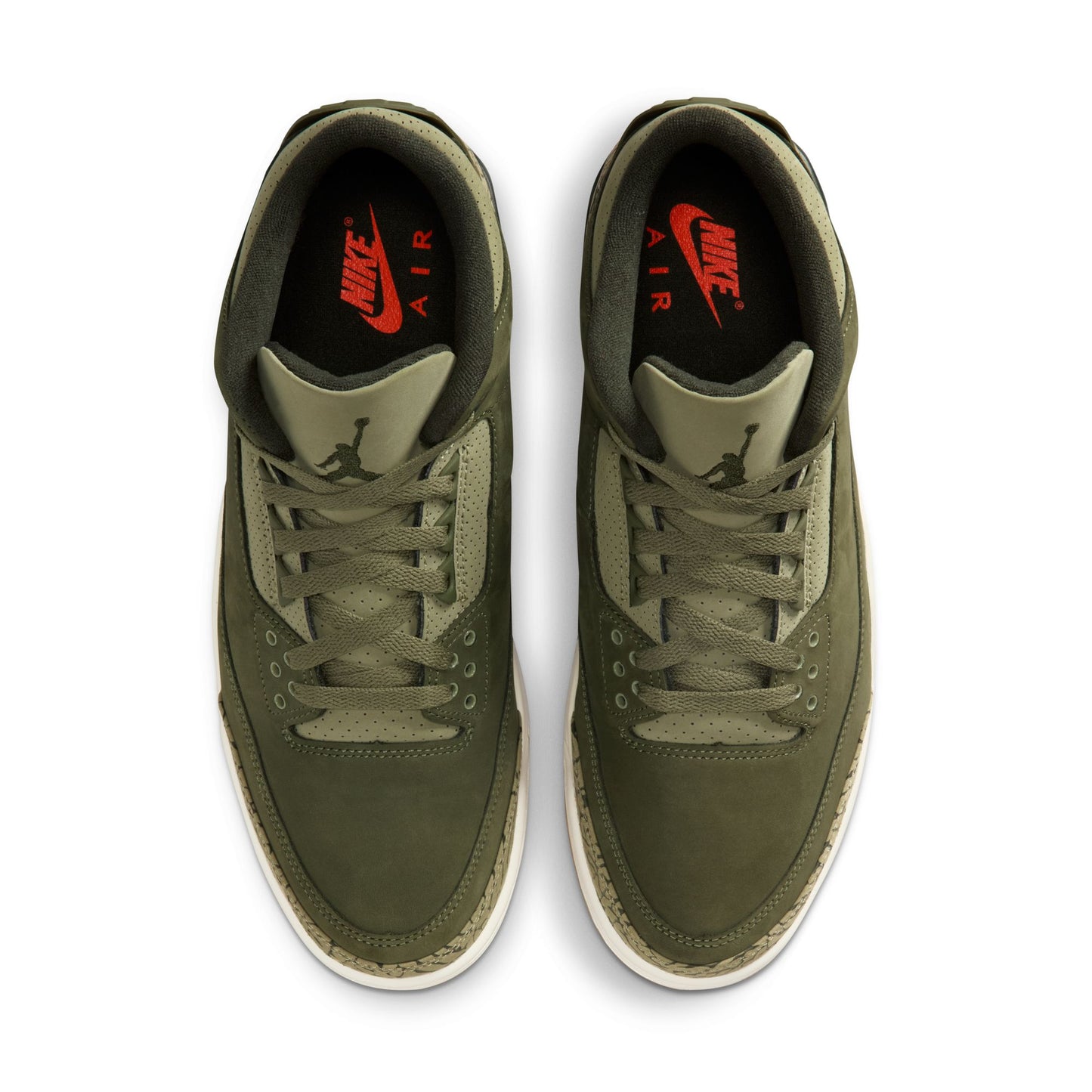 Air Jordan "Retro 3 Retro" M - Medium Olive / Sequoia
