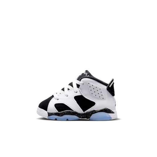 Air Jordan "6 Retro" Toddler - White / Black