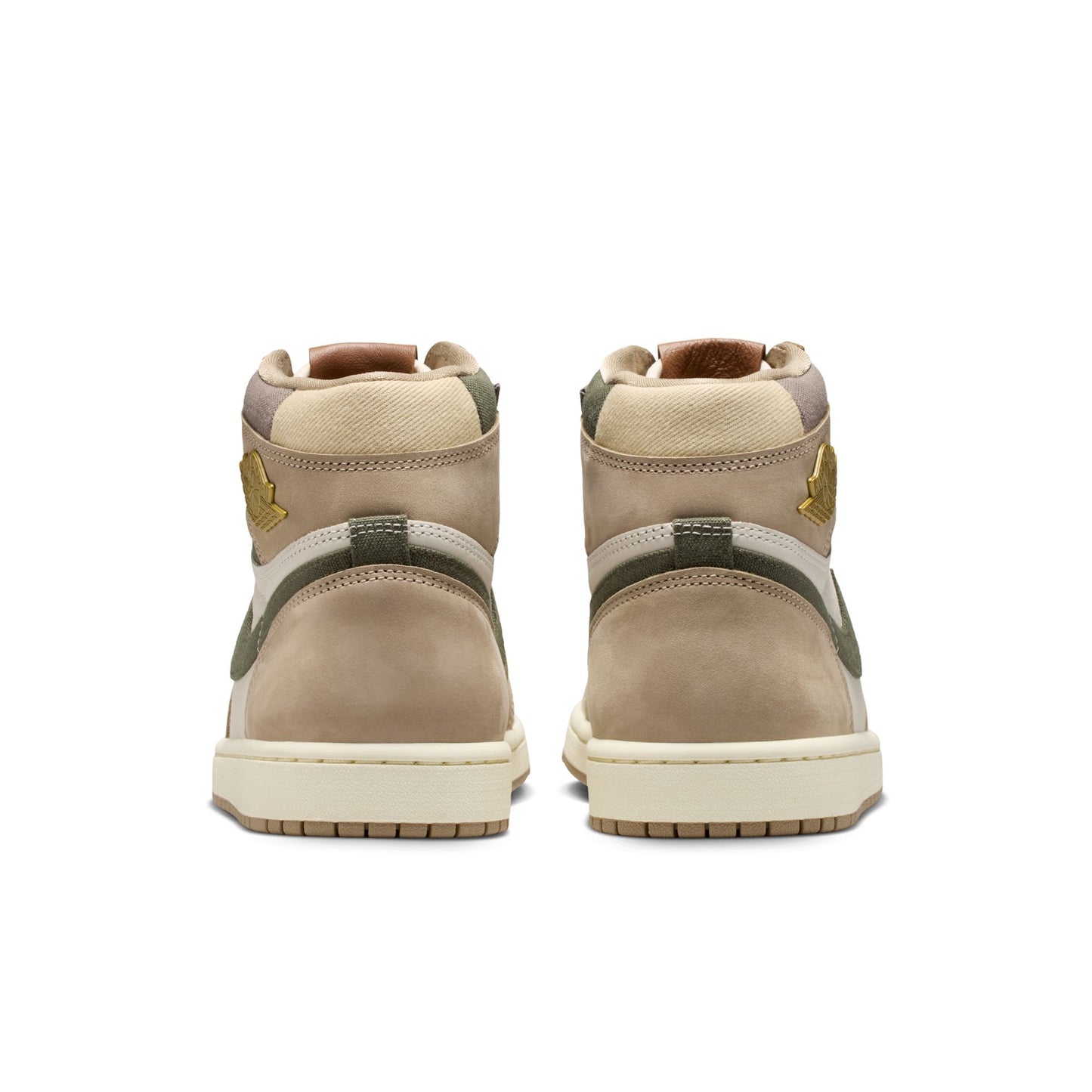 Air Jordan "1 Retro High OG" Womens - Khaki / Multi