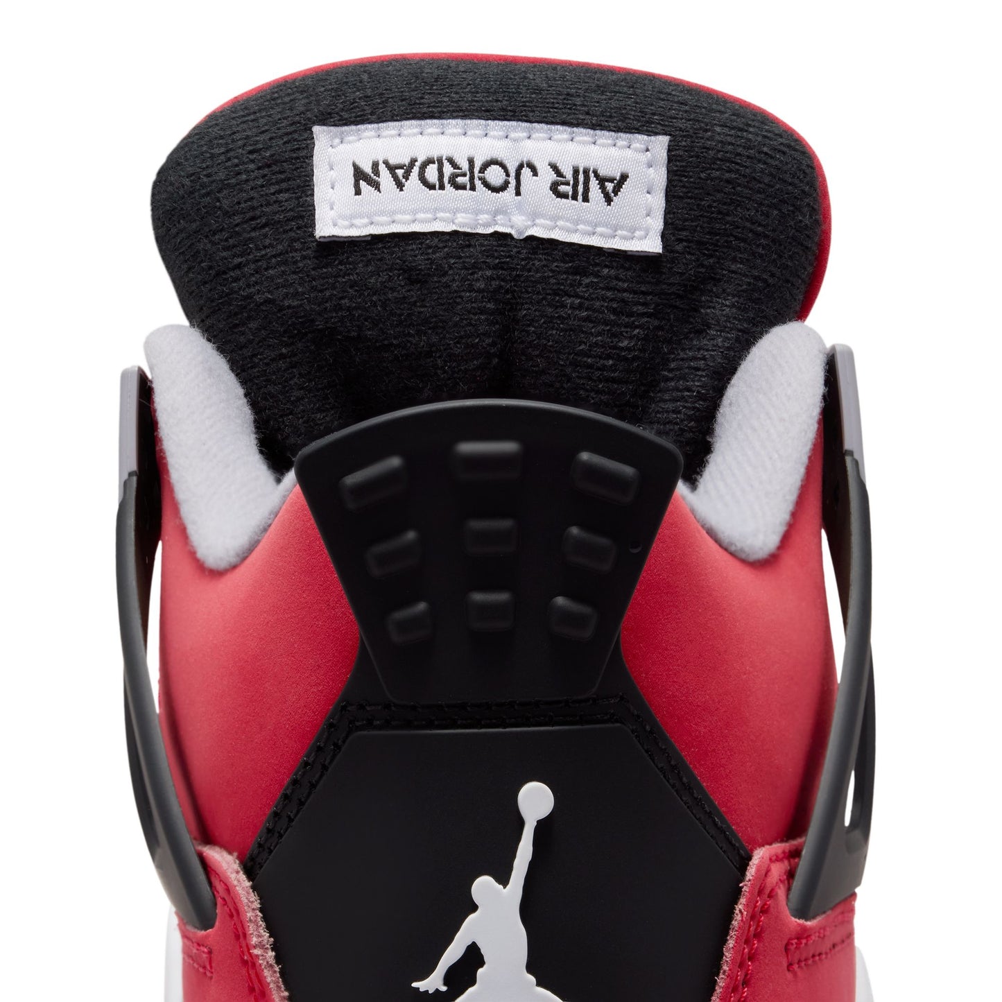 Air Jordan "4 Retro" Grade School - Fire Red / White - Black