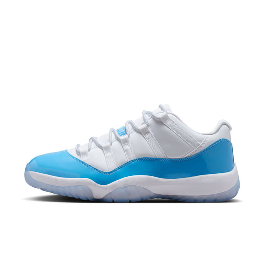 Air Jordan "11 Retro Low " Mens - White / University Blue