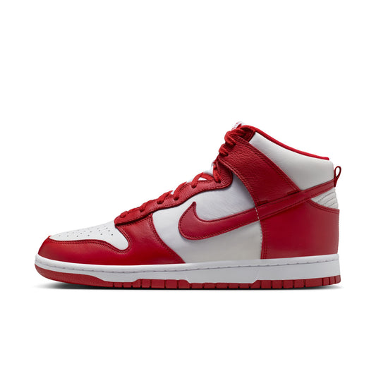 Nike "Dunk High Retro SE" M - White / Gym Red-White