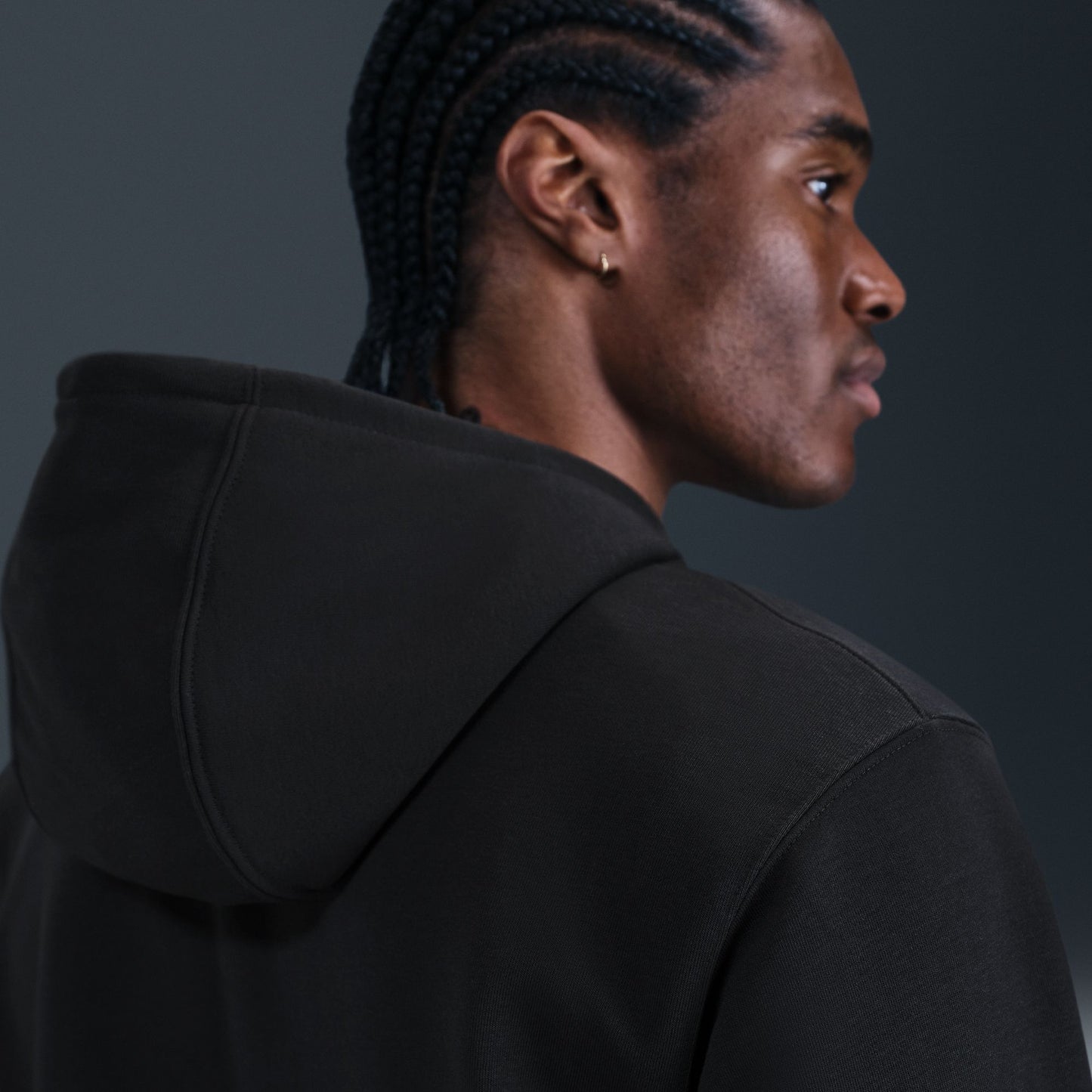 Nike "Dri-FIT French Terry Tennis Pullover Hoodie" Mens - Black