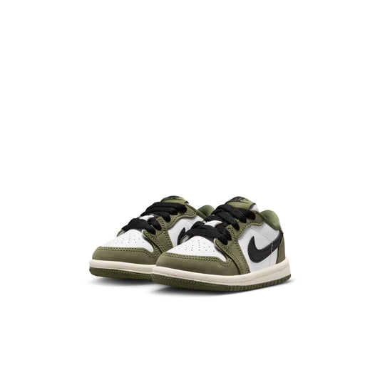 Air Jordan "1 Retro Low OG" Toddler - Medium Olive / Black
