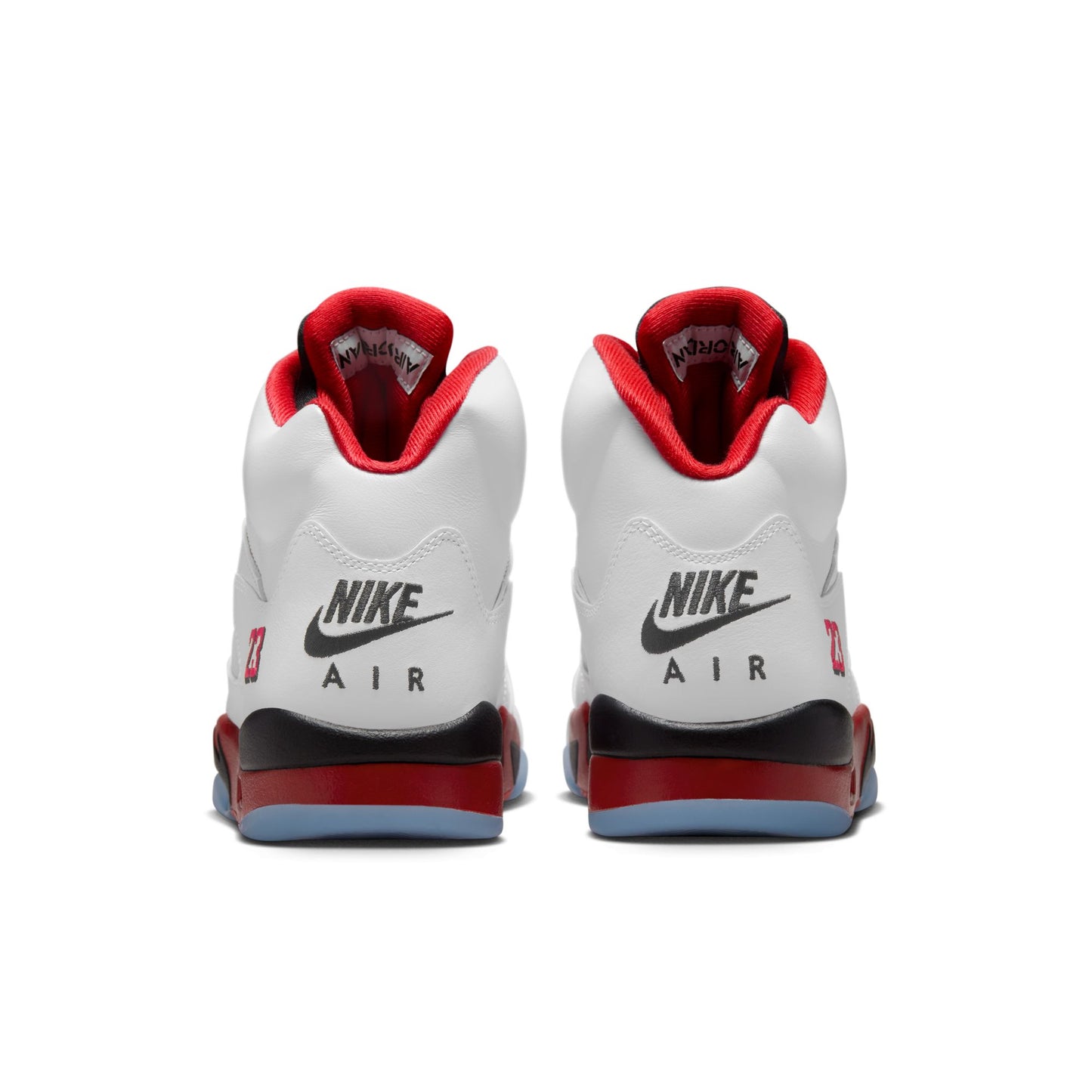 Air Jordan "Retro 5 OG" M - White / Fire Red / Black
