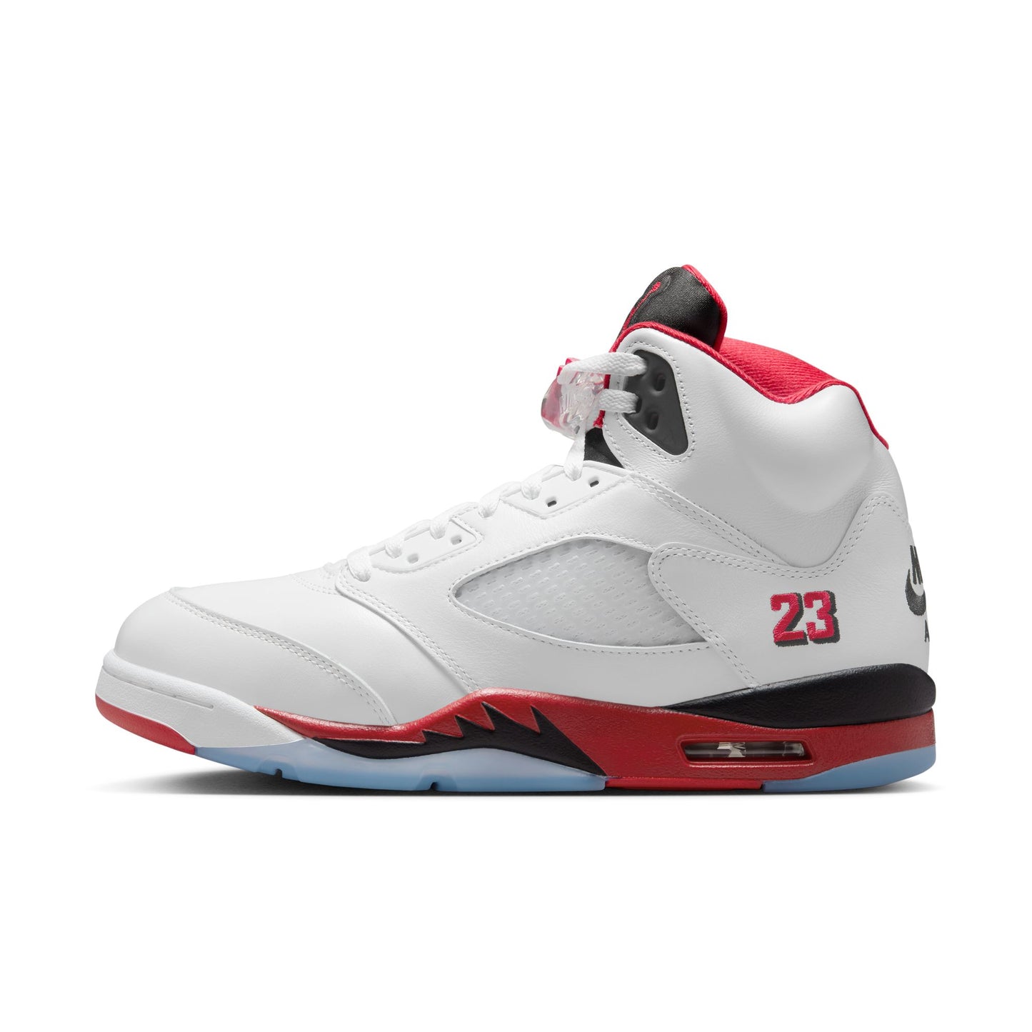 Air Jordan "Retro 5 OG" M - White / Fire Red / Black