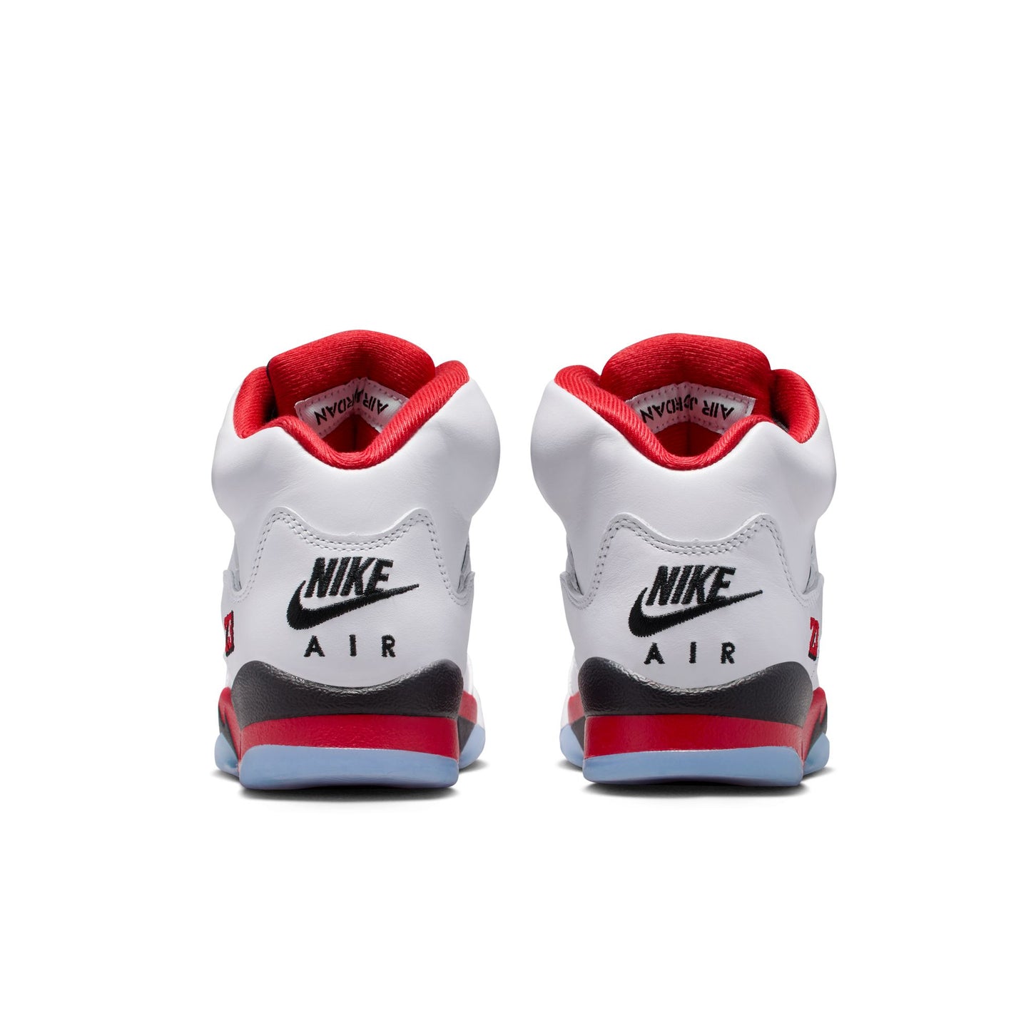 Air Jordan "5 Retro OG" GS - White / Fire Red / Black