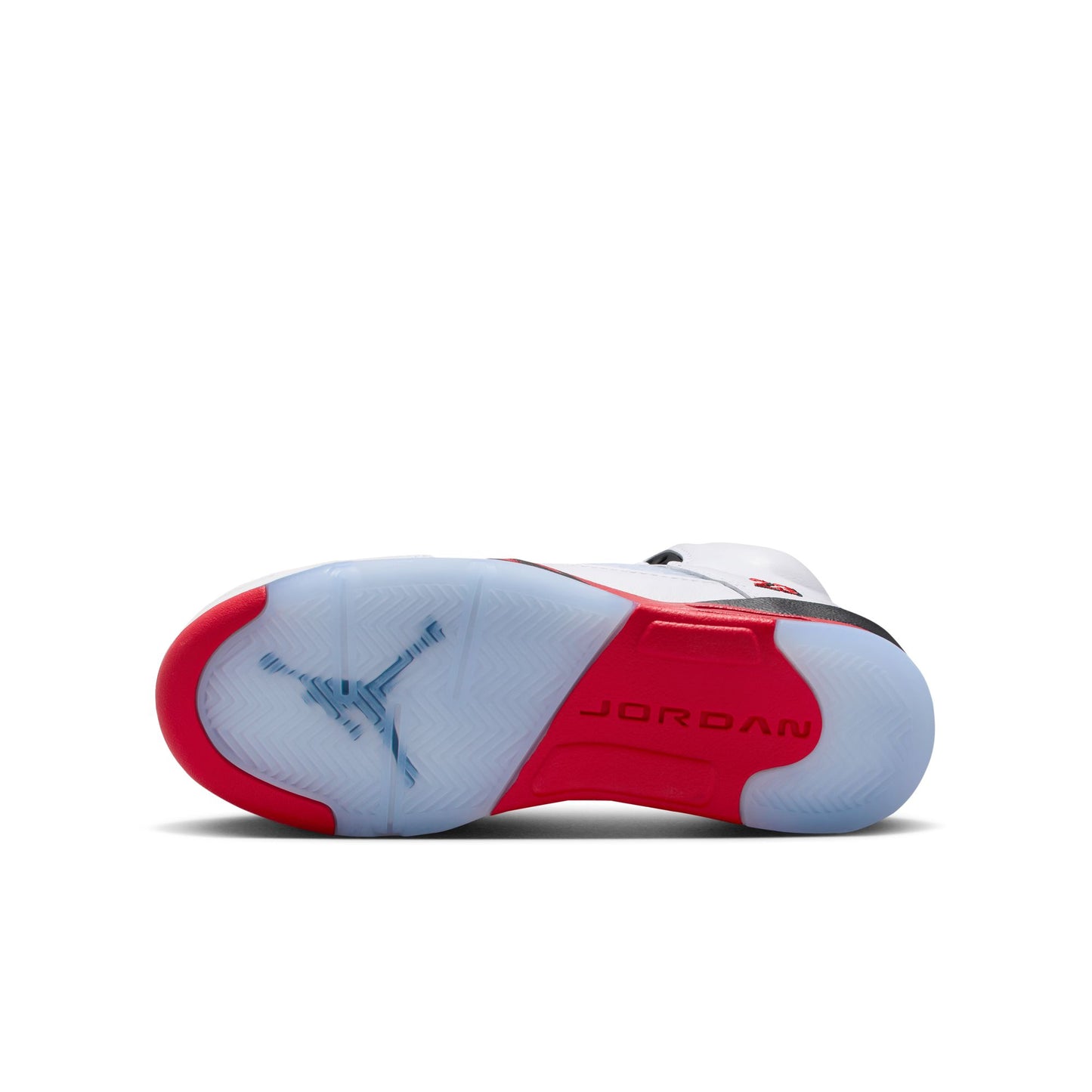 Air Jordan "5 Retro OG" GS - White / Fire Red / Black