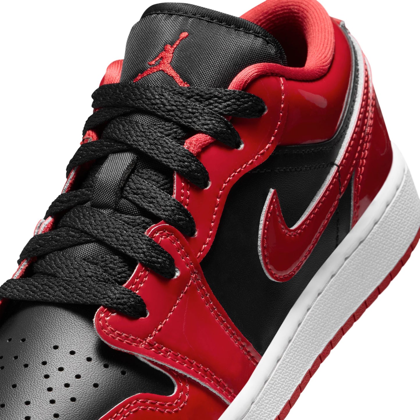 Air Jordan "1 Low SE" GS - Black / Varsity Red - White