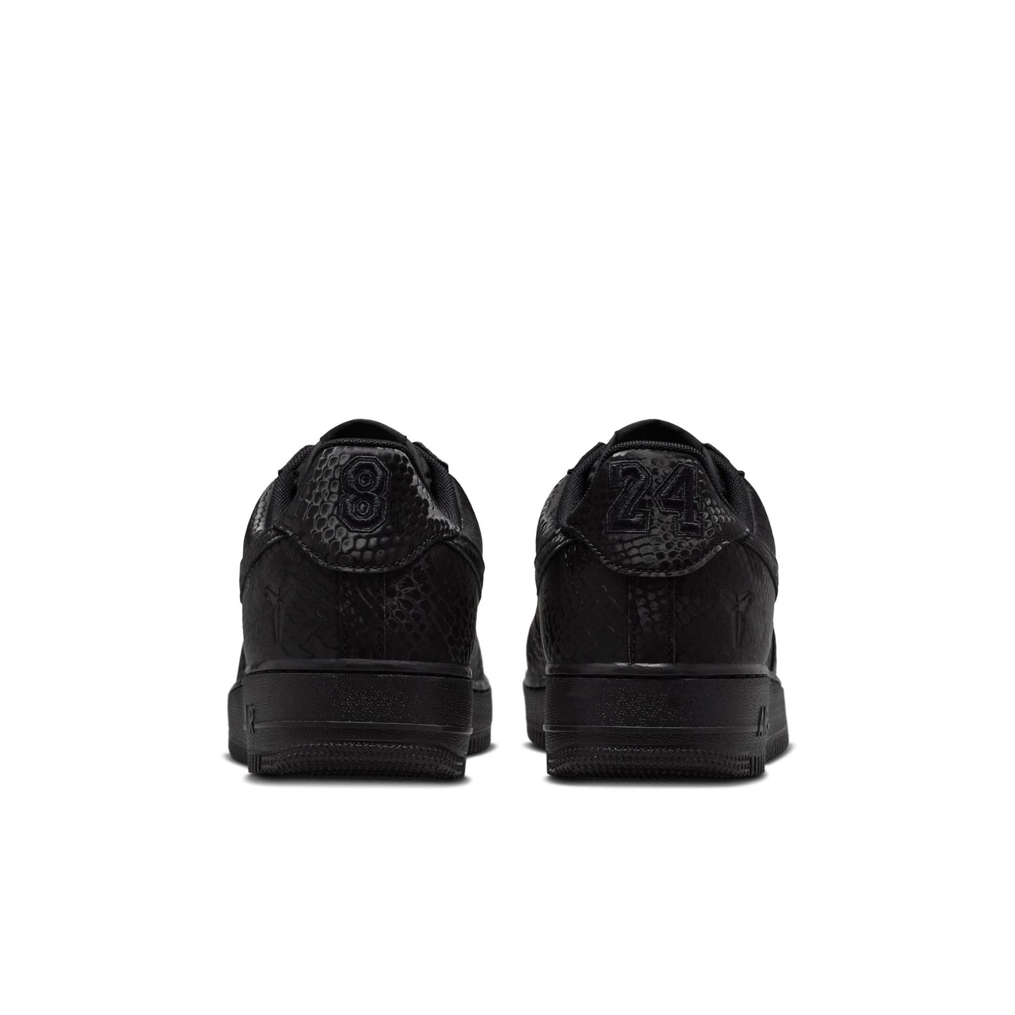 Nike "Air Force 1 Low" M - Black / Black (Kobe)