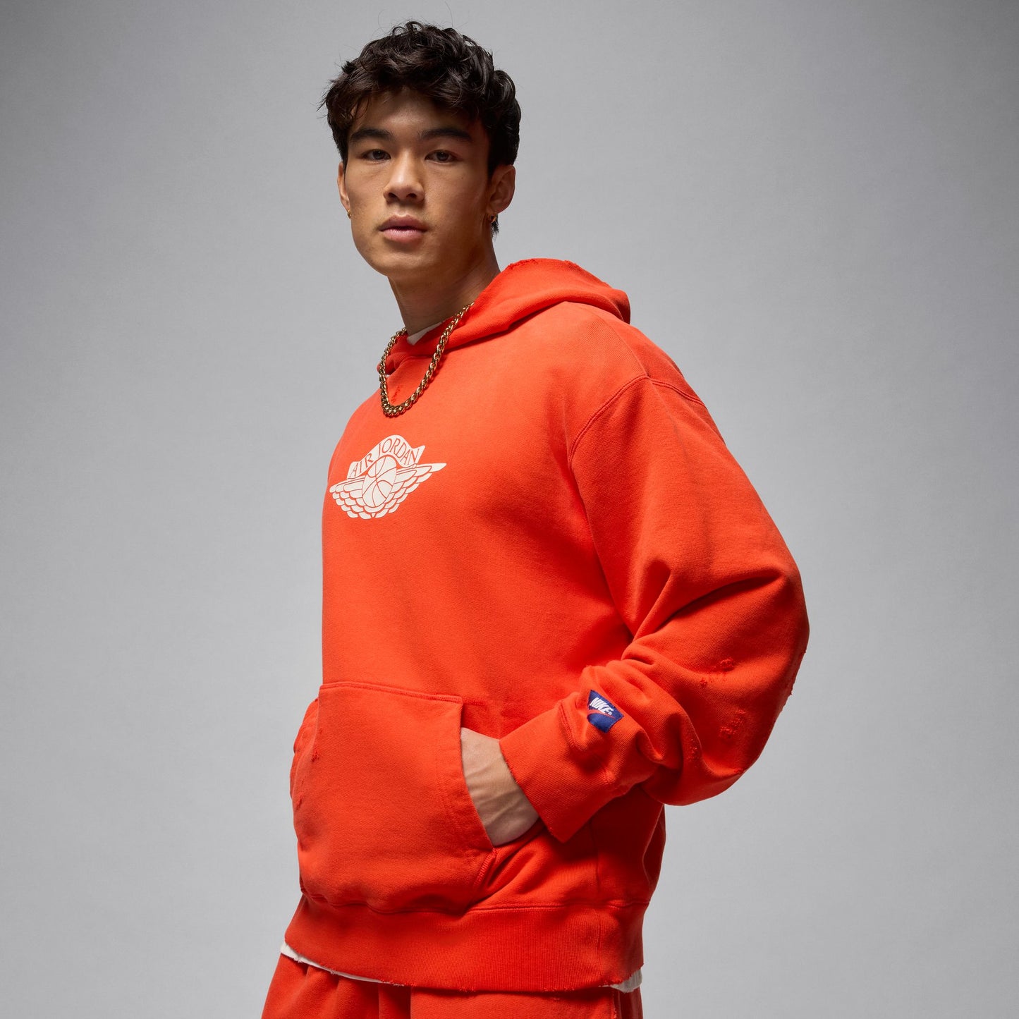 Jordan "Rare Air Fleece Hoodie" M - Chile Red