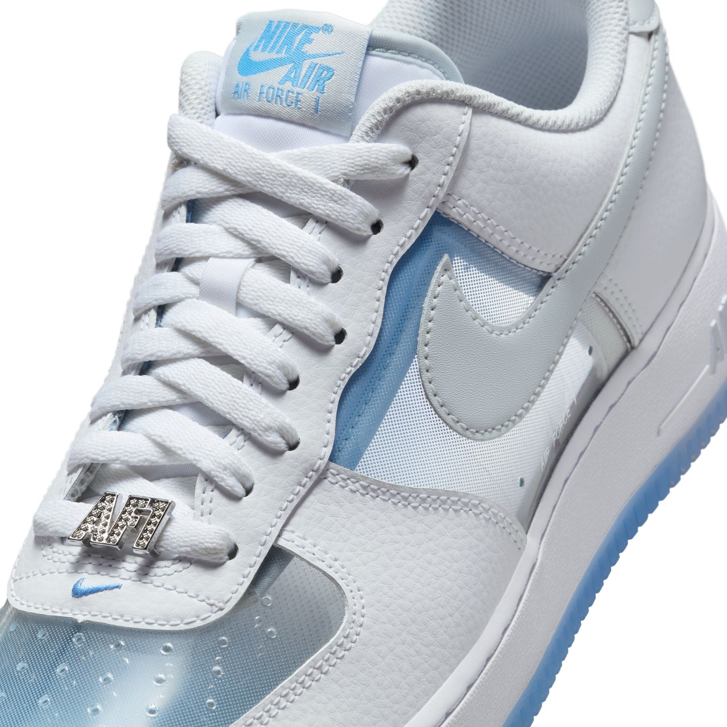 Nike "Air Force 1 Retro QS" M - White / Pure Platinum