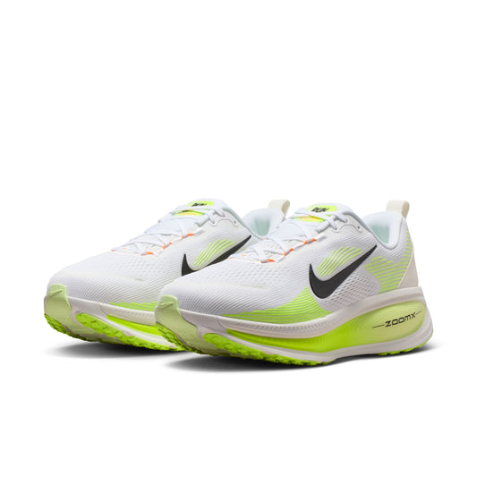 Nike "Vomero 18 Wide" Mens - White / Black-Volt-Barely Volt