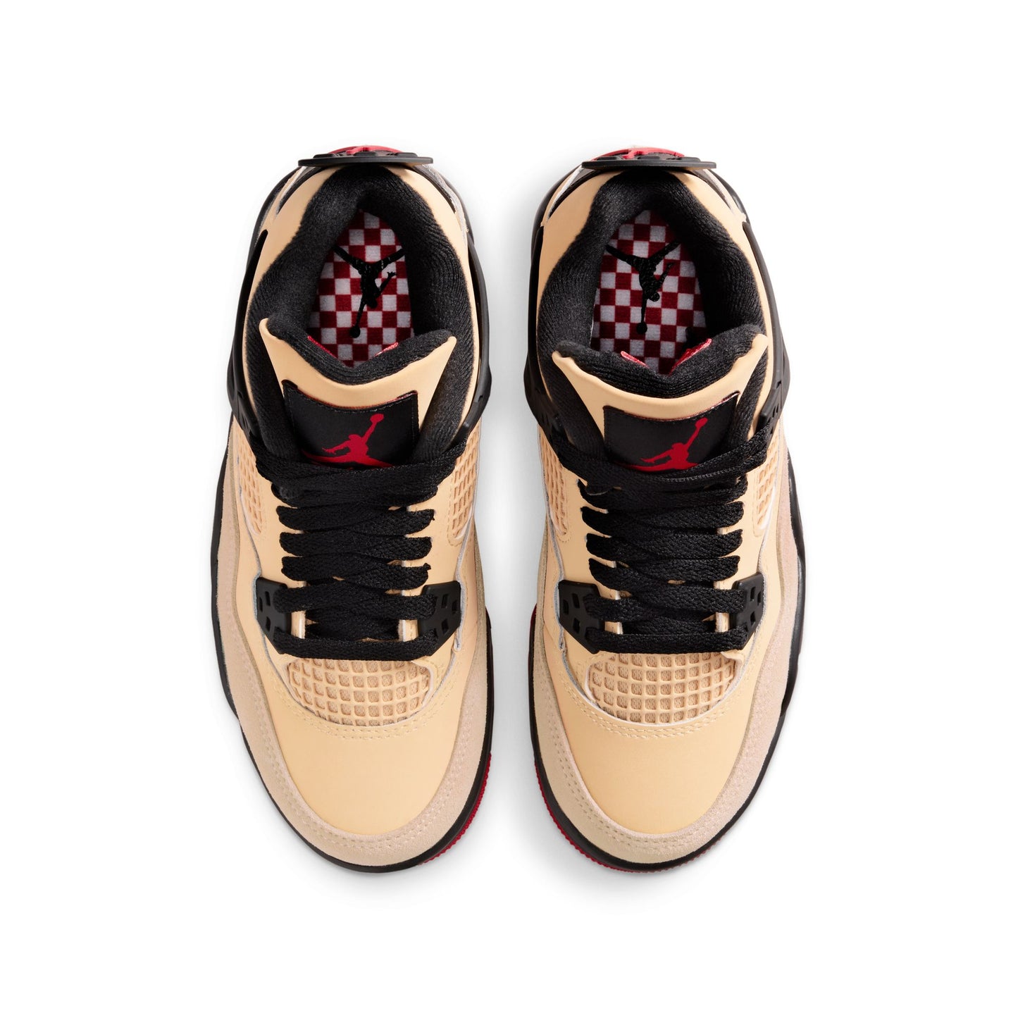 Air Jordan "4 Retro" GS - Sesame / Fire Red / Black / White