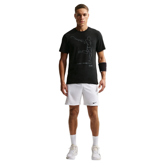 Nike "NikeCourt Dri-FIT Tennis T-Shirt" Mens- Black