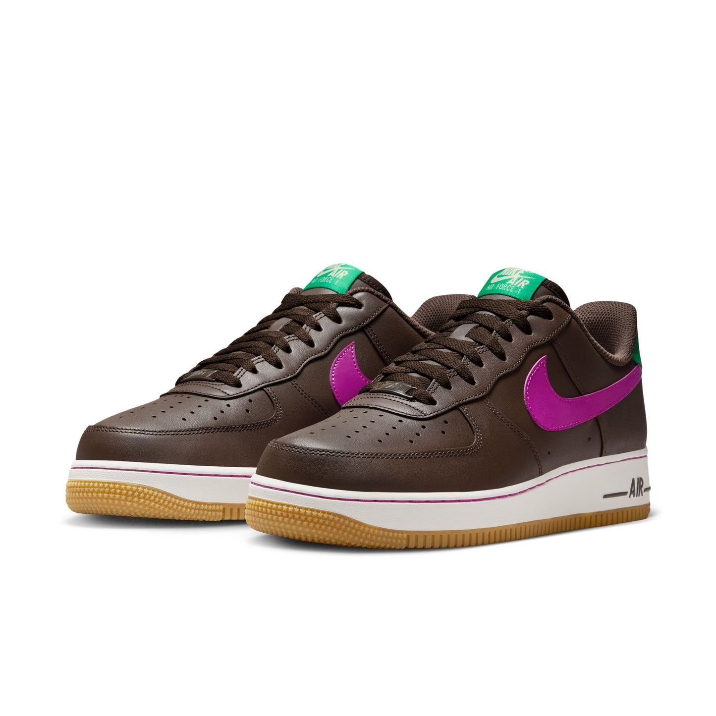 Nike "Air Force 1 '07 Low" M - Baroque Brown / Vivid Purple