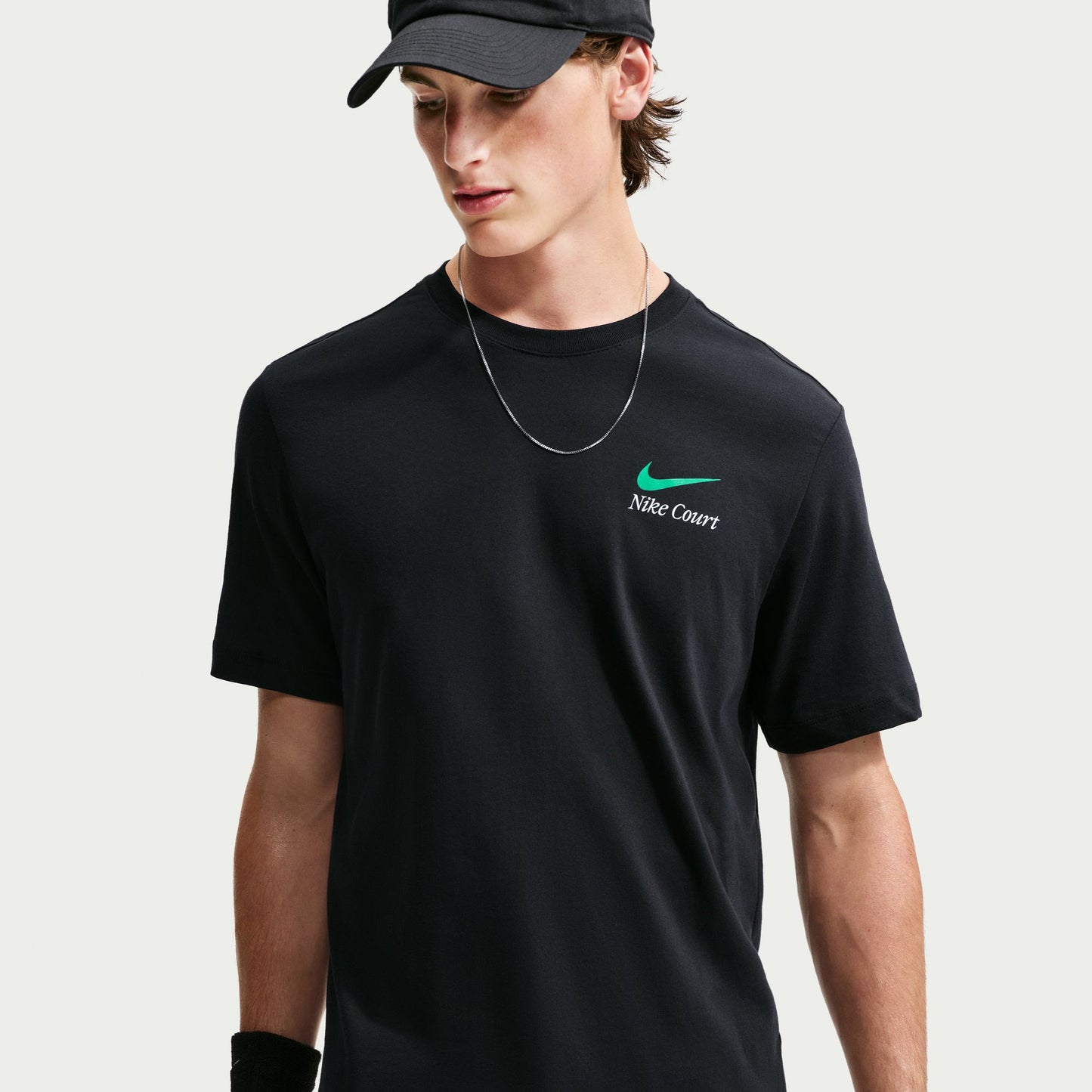 Nike "Dri-FIT Tennis T-Shirt" Mens - Black
