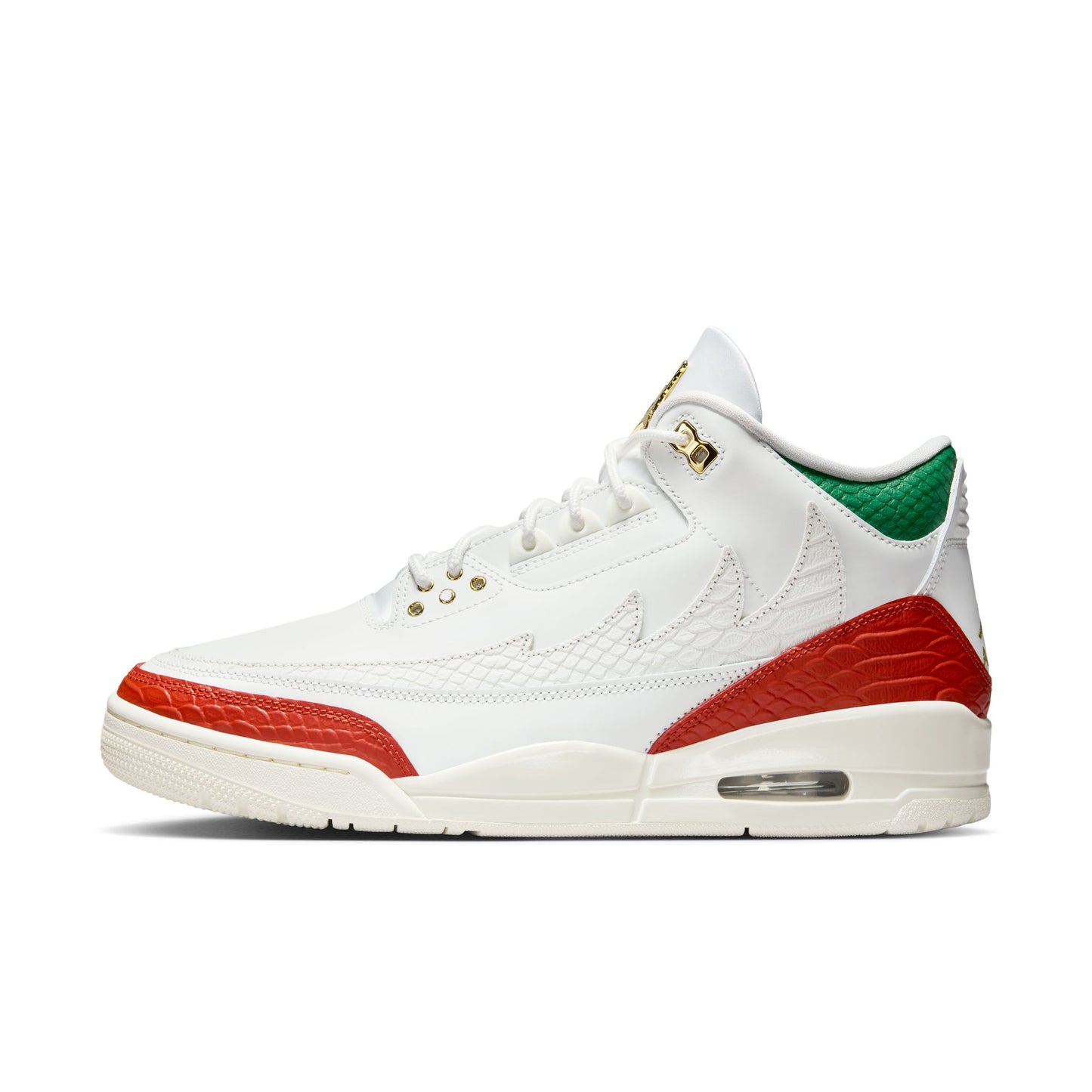 Air Jordan "Retro 3 Retro Mex" M - Summit White / Metallic Gold (El Vuelo)