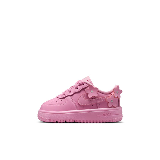 Nike "Force 1 KI Floret Lace" Toddler - Pink Rise / Pink Rise / Pink Foam