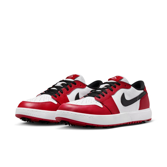 Air Jordan "1 Low Golf Spike" Mens - Varsity Red / Black