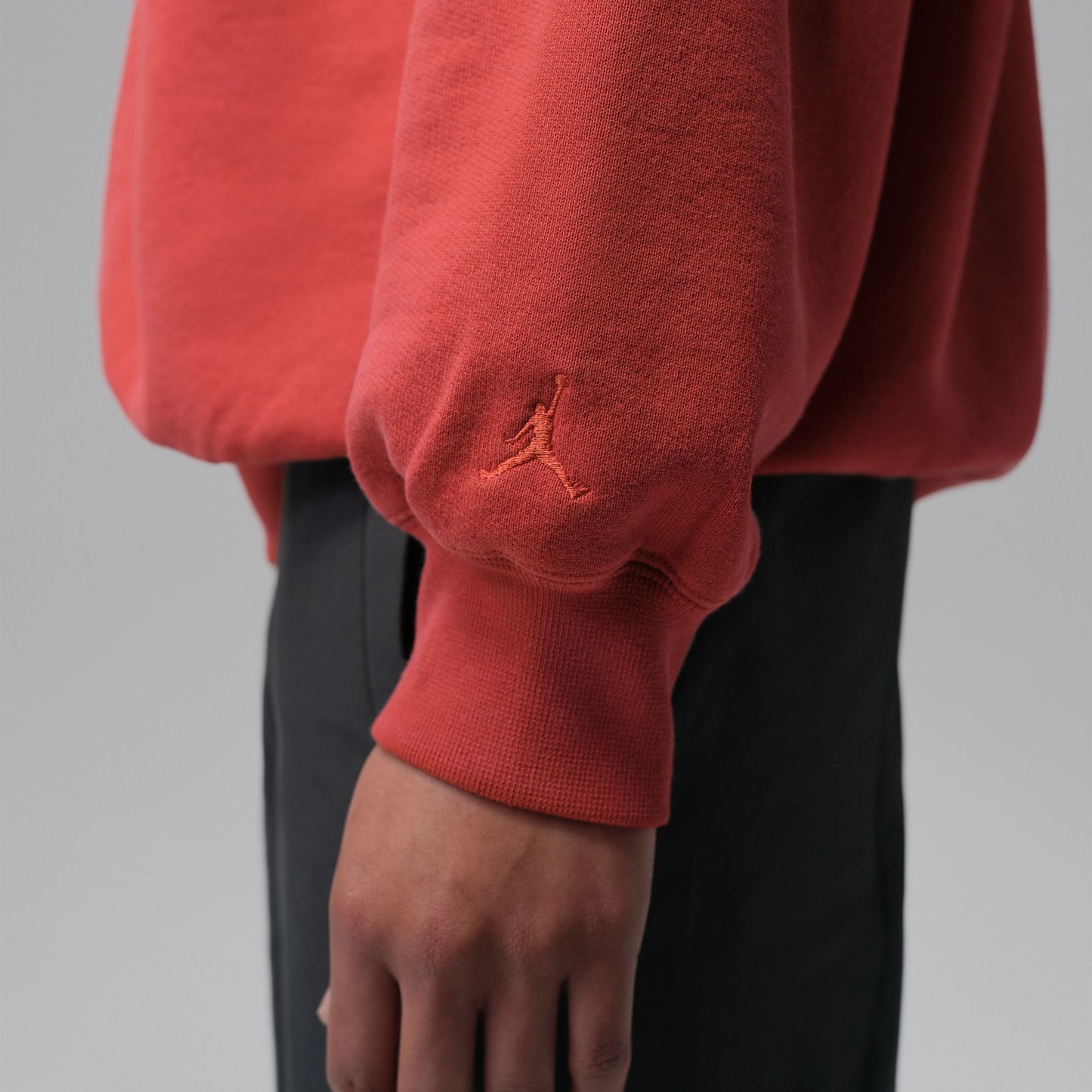 Air Jordan "BIKE AIR x Nigel Sylvester Crewneck" Mens - Cinnabar