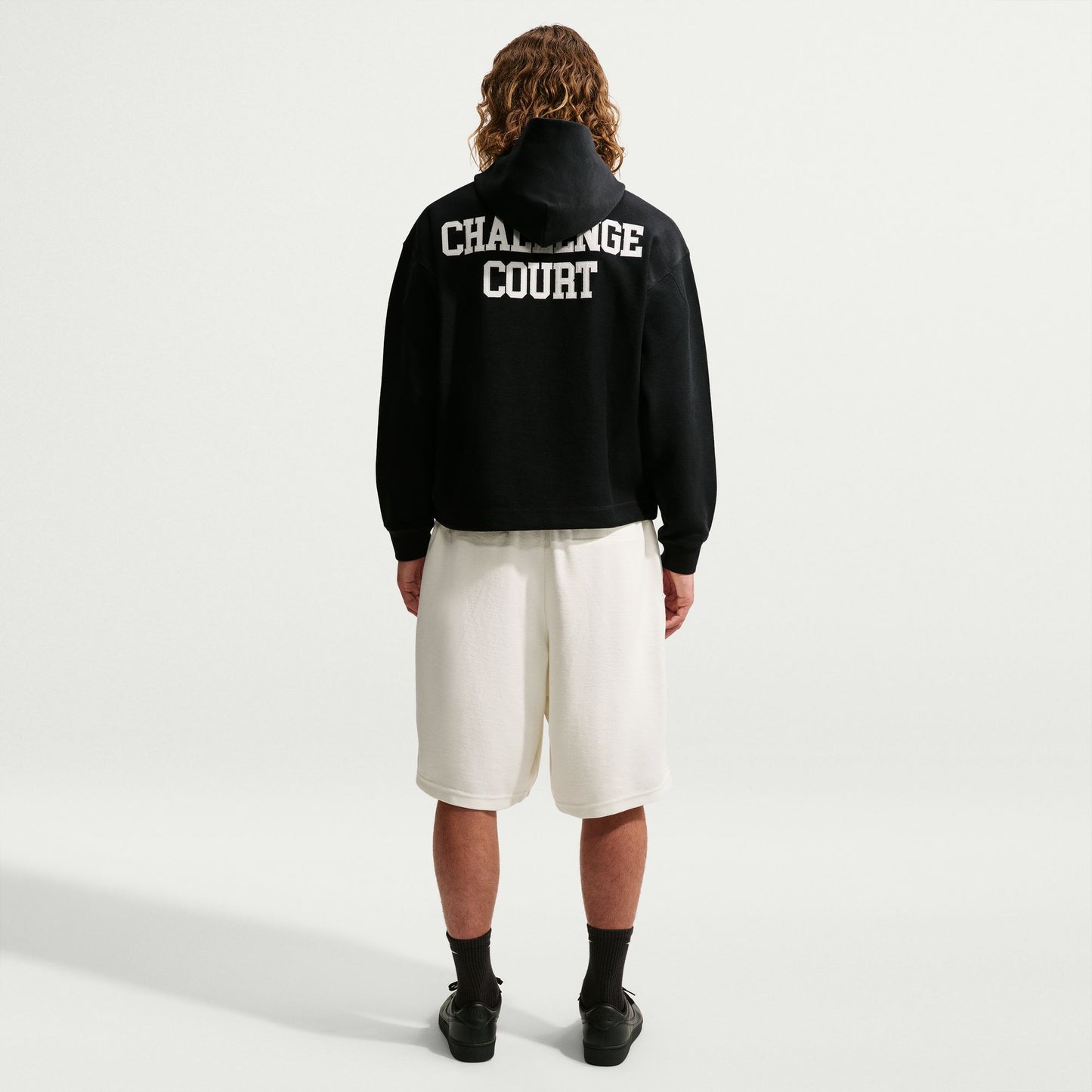 Nike Club Rules"French Terry Hoodie" Mens - Black