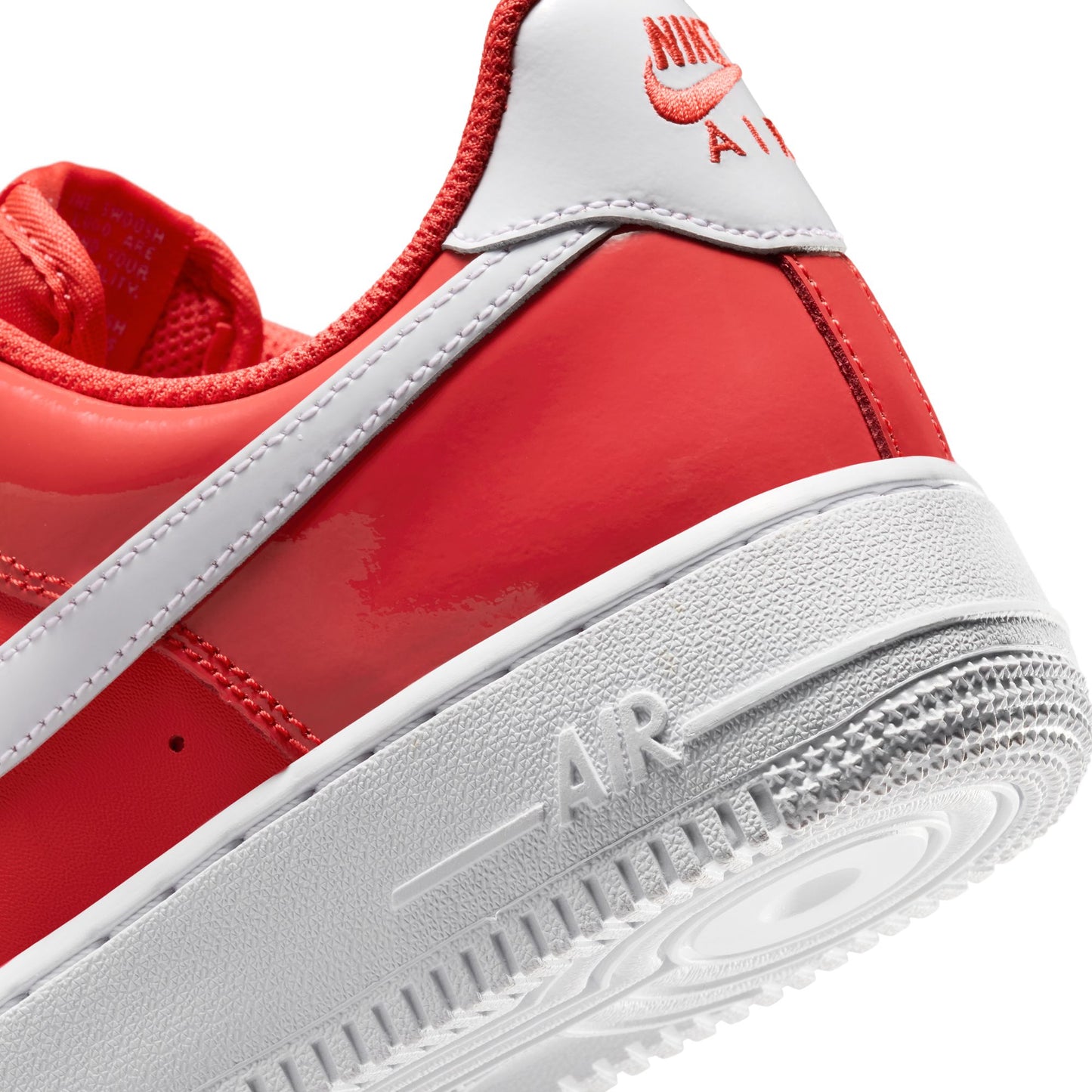 Nike "Air Force 1 '07" Womens - LT Crimson / White