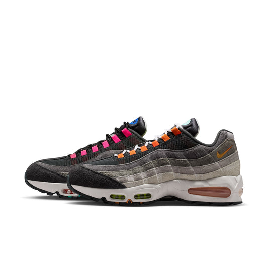 Nike "Air Max 95 Big Bubble PRM" Mens - Hyper Turq / Volt / Solar Red
