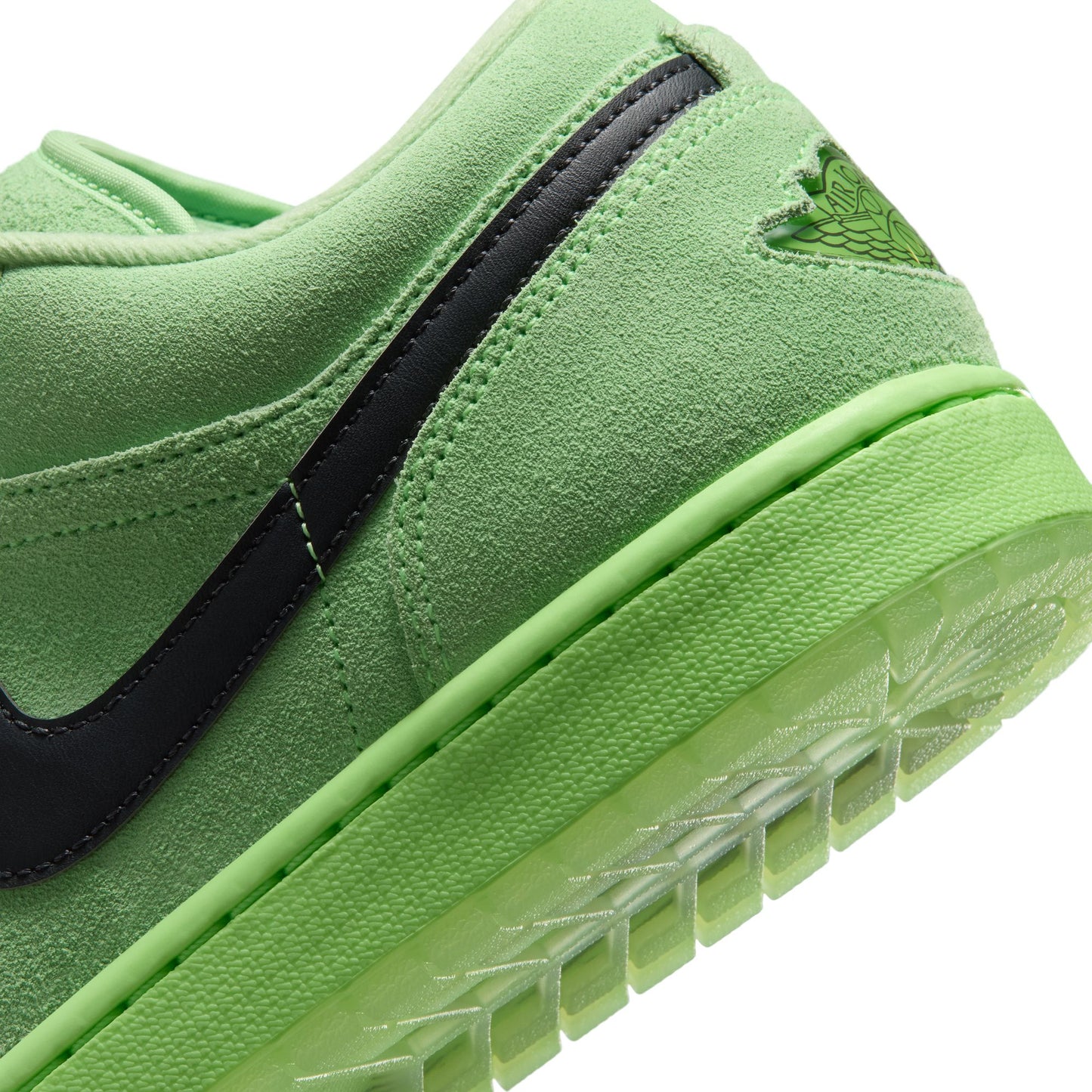 Air Jordan "1 Low SE" Mens - Lime Blast / Anthracite