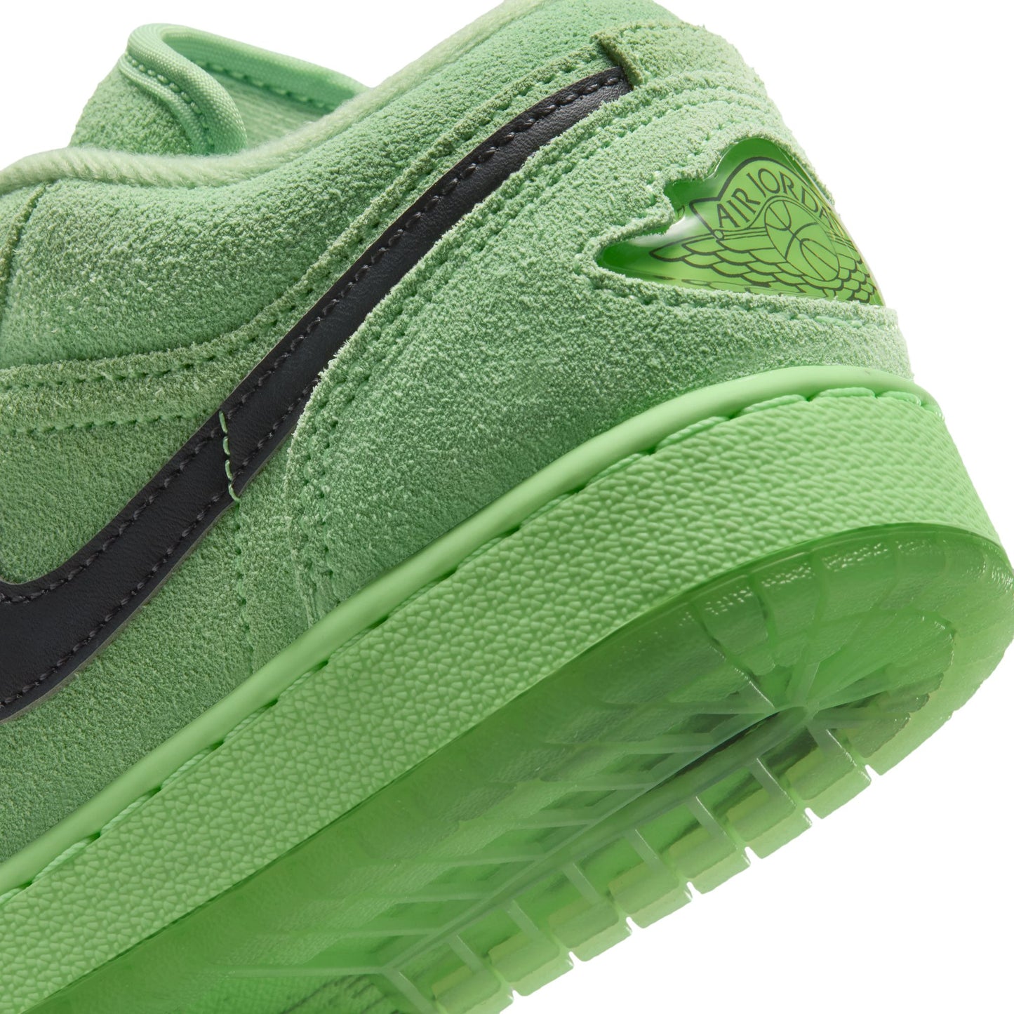 Air Jordan "1 Low SE BG" Grade School- Lime Blast / Anthracite