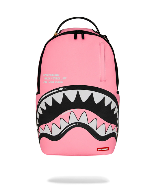 Sprayground "Shark Central Bubbly Pink" Backpack - Pink