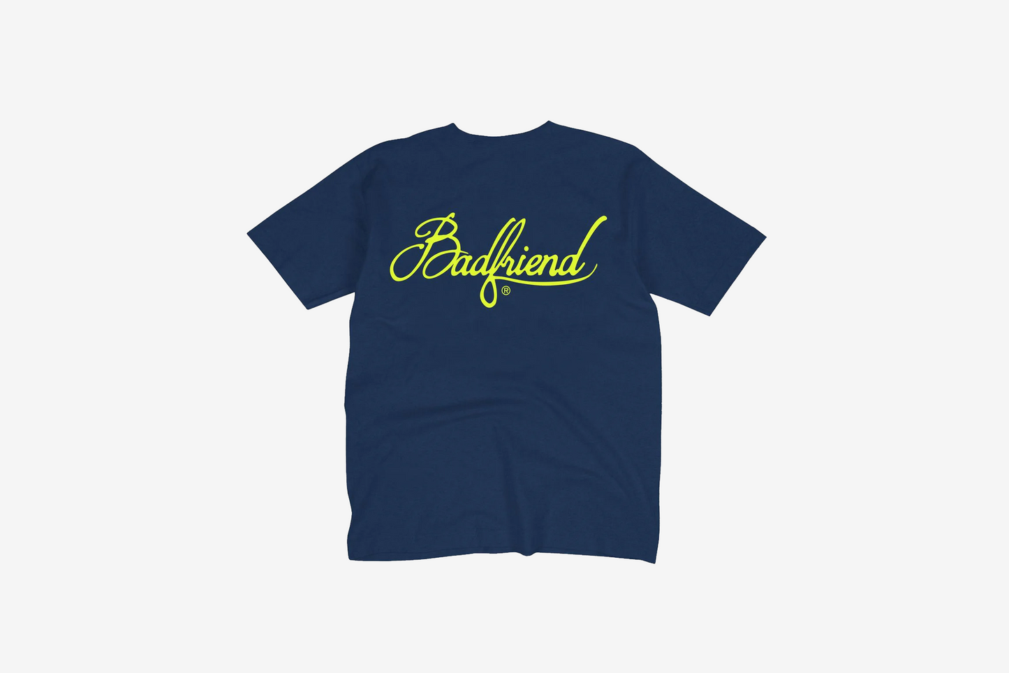 Badfriend "Cursive Logo S/S Tee" M - Navy
