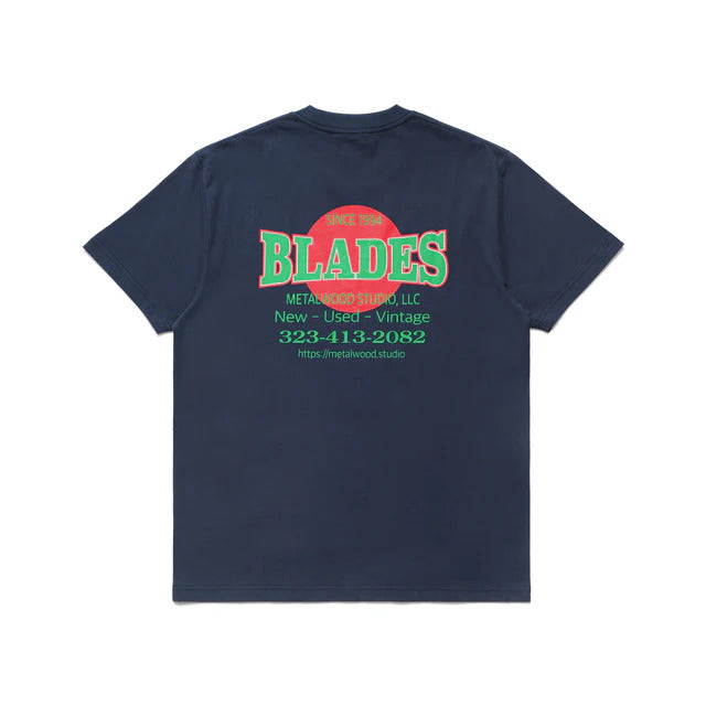 Metalwood Studio "Blades Gym T-Shirt" M - Navy