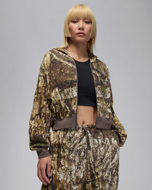 Air Jordan "Brooklyn Full-Zip Hoodie" Womens - Realtree Camo