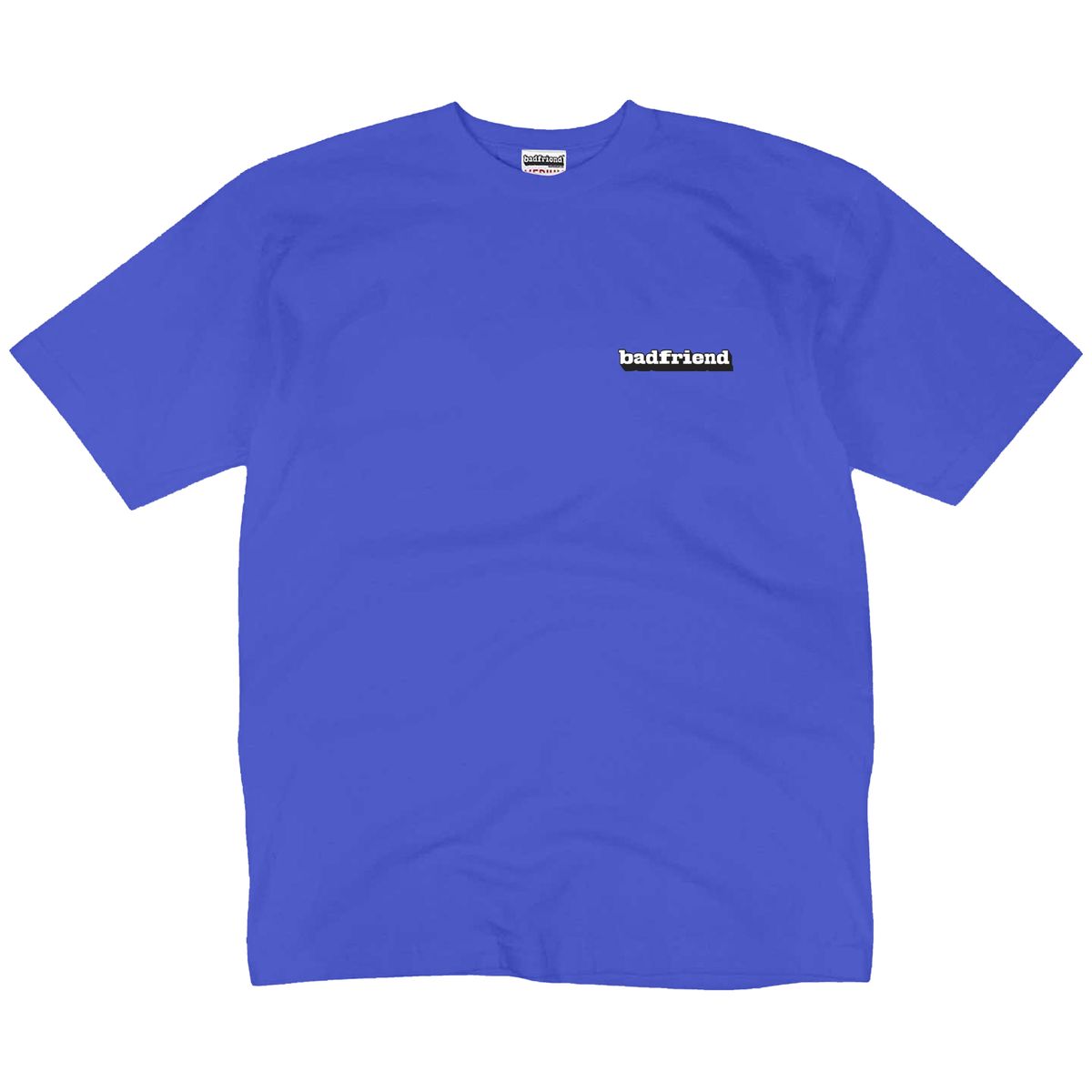 Badfriend "Bar Logo S/S Tee" M - Neon Blue