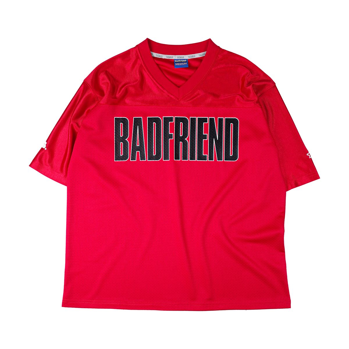 Badfriend "Big Logo Football Jersey" M - Red