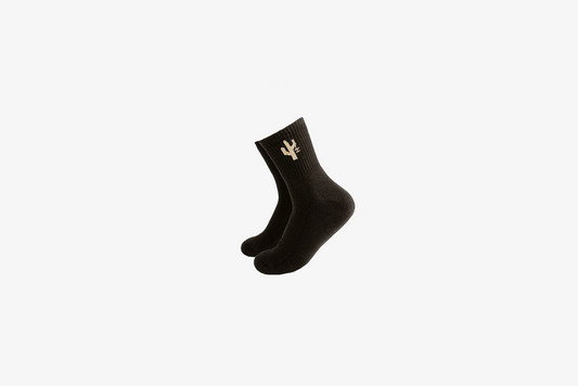 Manor "Campus Socks" - Black / Tan