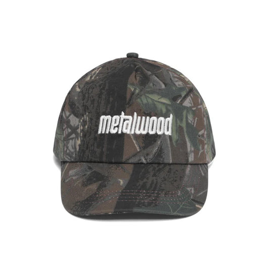 Metalwood Studio "Metal Logo 5-Panel Hat" M - Real Leaf Camo